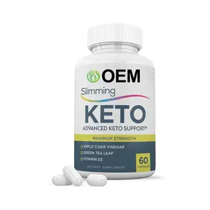 Slimming Keto ACV Pills diformulasikan dengan cuka sari apel Keto Support Alternative to Gummies 60 Capsules