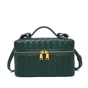 <span class=keywords><strong>Borsa</strong></span> da Donna 2024 Esplosiva Novità, Impermeabile con Cerniera, Portatile, Intrecciata, per Pranzo o Trucco, <span class=keywords><strong>Tracolla</strong></span> alla Moda - Product Image 2