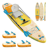 ITAOSTAR Adventure 12'x35"x6" Planche de paddle gonflable personnalisée pour la pêche et le surf, vente en gros
