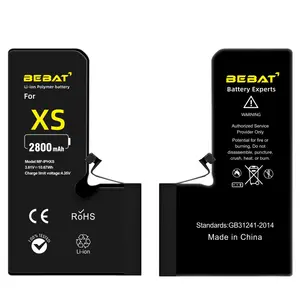 High Capacity Quality Mobile Phone Battery For IPhone XS 2660/2800mAh Rechargeable Batteries