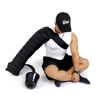 Bottes de massage de récupération par compression d'air VU Portable à 12 chambres, thérapie de récupération par massage d'air, masseur de jambes vibrant, machine de massage des jambes