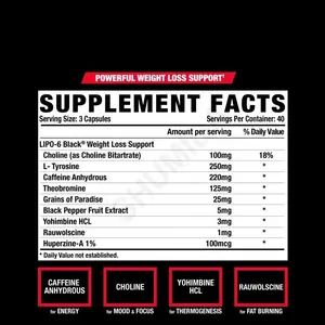 100% Natuurlijke Ingrediënten Gezondheidsverlies Gewicht Zwarte Capsules Snelwerkende Formule Vetverbrander Gewichtsverlies Capsule