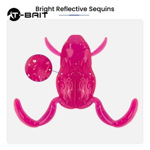 35mm 43mm <span class=keywords><strong>rana</strong></span> esca pesca esche morbide 6 colori bionico flottante Kicking <span class=keywords><strong>rana</strong></span> esche per la pesca d'acqua dolce carpa - Product Image 5