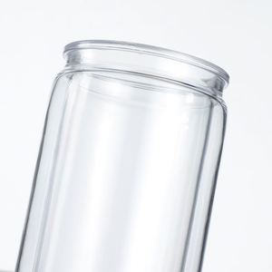 Lot de 25/50 gobelets en plastique à double paroi de 16 oz sans BPA avec couvercle push-pull et paille, pour boire directement, résistants à l'eau bouillante, pré-perforés - Product Image 4