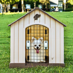 Casa para Perros y Gatos <span class=keywords><strong>Grande</strong></span>, Desmontable, de Plástico, Resistente a la Lluvia, Lavable, Fácil de Montar, para Exteriores - Product Image 2