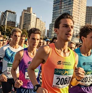 Débardeur de course à pied léger, respirant, imperméable, coupe-vent, à séchage rapide, imprimé par sublimation pour l'hiver, pour marathon - Product Image 3