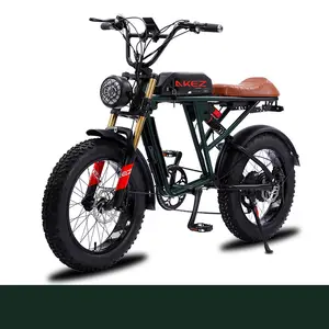 US/EU warehousefactoryスーパーストックファットタイヤ電動自転車パワフル電動マウンテン73自転車スマート電動自転車