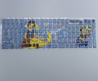 Autocollants personnalisés pour clavier dessin animé autocollants décoratifs pour ordinateur pour le travail quotidien pour les cadeaux promotionnels