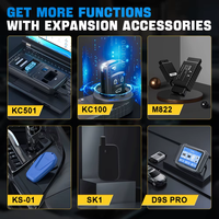 Herramienta de Diagnóstico Automotriz XTOOL D9S PRO D9SPRO, Programación/Codificación de ECU, Escáner Automotriz, Más de 45 Servicios, CANFD, DOIP, Topología, PK D9PRO