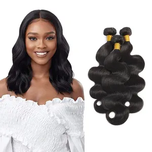 Vendeurs de cheveux bruts non transformés de haute qualité paquets de tissage de cheveux humains afro crépus gros cheveux brésiliens vierges alignés sur les cuticules
