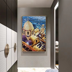 Wanda – panneau Mural de vitrail artisanal, château romantique, mosaïque murale pour décoration - Product Image 2
