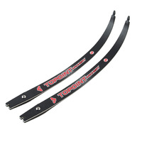 Topoint Tir à l'arc Arc classique Carbone/Mousse Membres ILF Limbs22-48LBS,2 # Incréments, longueur totale 66 "68" 70 "pour 25 pouces Risers