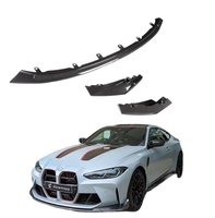 Alerón Delantero de 3 Piezas Estilo CSL para BMW M3 G80 M4 G82 G81 G83 2021+, Fabricado en Fibra de Carbono Seca Prepreg en Autoclave, Compatible con Molde Metálico