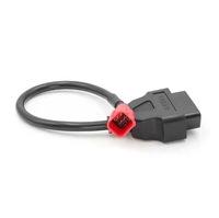 Cable Adaptador OBD 2 Hembra a 6 Pines, 16 Pines para Motocicletas Honda con 1 Año de Garantía, Lector de Códigos