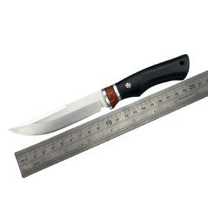 畅销全唐生存猎刀刀片钢锋利战术灌木丛刀木质固定皮套 - Product Image 4