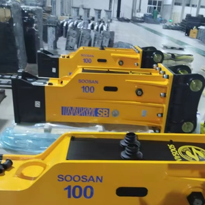 Martillo Hidráulico Silencioso de Alta Resistencia SB100, Cincel de 150 mm, Alto Impacto, Color Amarillo, para Excavadoras de 25T-30T - Product Image 3