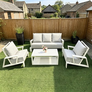 Conjunto <span class=keywords><strong>de</strong></span> <span class=keywords><strong>Mesa</strong></span> y Sillas <span class=keywords><strong>de</strong></span> Hierro para Exteriores con Sombrilla Central, Estilo para Jardín, Patio, <span class=keywords><strong>Terraza</strong></span>, Muebles <span class=keywords><strong>de</strong></span> Comedor - Product Image 4