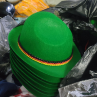 Chapeaux Alpins Créatifs avec Plume Adultes Allemands Doux Oktoberfest Habiller Confortable Chapeau Bavarois pour Jeu de Rôle Fête d'Halloween