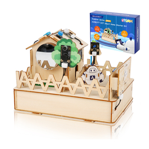 Robotlinking ESP32 Kit pemula rumah pintar, Kit pembelajaran STEM rumah kayu proyek otomatisasi DIY UNTUK <span class=keywords><strong>Arduino</strong></span> - Product Image 1