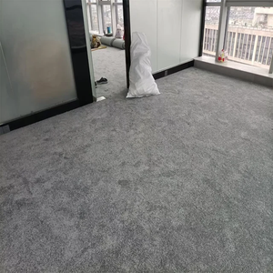 Không Thấm Nước Xù Xù Đồng Bằng Màu Cắt Đống Tường Để Tường Thảm Văn Phòng Thảm Bền <span class=keywords><strong>PP</strong></span> Thương Mại Polypropylene Vòng Đống Thảm - Product Image 2