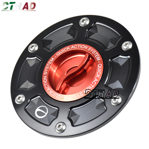 Tapa de Tanque de Combustible sin Llave de Aleación de Aluminio CNC para Motocicleta DTRAD, para <span class=keywords><strong>DUCATI</strong></span> <span class=keywords><strong>Multistrada</strong></span> <span class=keywords><strong>V4</strong></span>/V4S/Pikes Peak/RS V2 950/<span class=keywords><strong>1200</strong></span>/1260 Enduro - Product Image 1