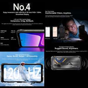 Teléfono Blackview ROCK 3 Versión Global 2026 con Cámara Termográfica, 8GB+256GB, Pantalla de 6.78 Pulgadas, Android 16, 4G, NFC - Product Image 5