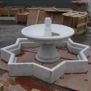 Casa su misura di marmo fontana del giardino mini fontana di acqua coperta di marmo fontana di acqua