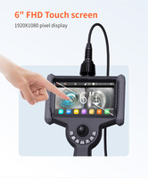 Endoscope industriel 1080P HD 1 mm pour moteur, étanche IP67, LED, articulation à 360°, caméra vidéo pour réparation et maintenance