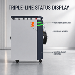 Machine de soudage laser portative refroidie à l'eau de 3000 W avec alimentation en fil pour la fabrication d'acier inoxydable, d'aluminium et de cuivre - Product Image 6