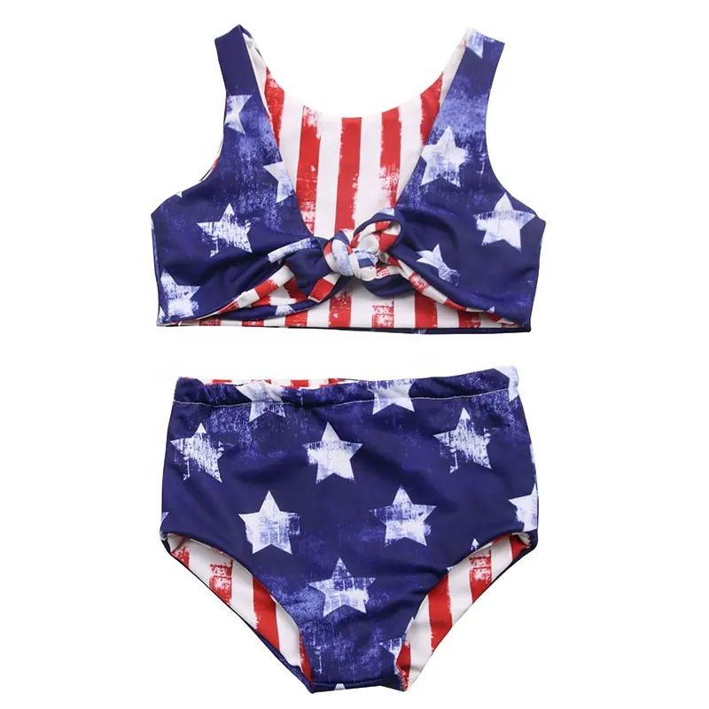 2024 bébé enfants fille maillot de bain été enfant imprimer maillots de bain sports nautiques haut shorts vêtements de bain ensemble plage maillot de bain