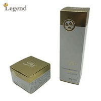 Boîte d'emballage en papier personnalisée avec logo en feuille d'or pour les cosmétiques, les parfums, les soins de la peau, le maquillage et les produits de beauté