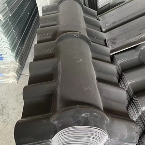 Gris Negro Gris Oscuro Top Ridge 135 °   Accesorios para Láminas de Techo Corrugado de PVC de Resina Sintética ASA de Alta Calidad - Product Image 2
