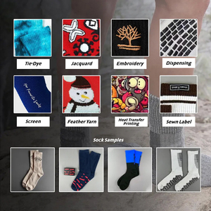 Nouveauté drôle coton Crew vacances chaussettes coloré père noël dessin animé motif robe chaussettes pour femmes et hommes idée cadeau <span class=keywords><strong>de</strong></span> noël - Product Image 4
