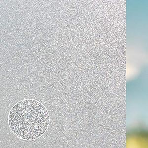 UDK Película de ventana adhesiva estática blanca y negra Película de vidrio esmerilado de PVC para mantener fuera UV - Product Image 2