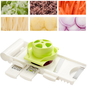Cortador de Verduras Manual de 5 Cuchillas, Rebanador de Verduras, Mandolina - Product Image 2