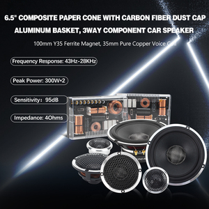 Không-Ép Giấy Hình Nón 6.5 ''Âm Thanh Loa 3 Cách NdFeB/Neodymium Nam Châm Xe Loa - Product Image 2