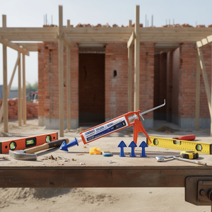 Juego de pistola de calafateo manual de 14 piezas con empuñadura de metal, barril completo, grado industrial, precisión de silicona, sin necesidad de electricidad - Product Image 2