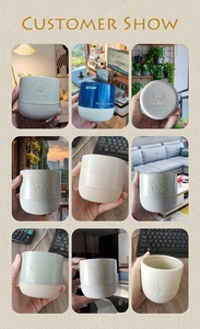Creative Customized Logo Beige Tea <strong>Cup</strong> 100ml 180ml 230ml Ceramic Coffee <strong>Cup</strong> Matte Pottery Drinkware No Handle Clay <strong>Cup</strong> for Gift - Product Image 3