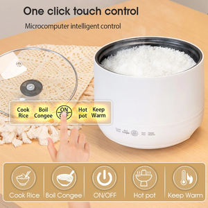 Olla <span class=keywords><strong>El</strong></span>éctrica Multifuncional para Conservar la Salud de 110V 220V 400W 1.8L, Arrocera con Tapa de Acero Inoxidable Baja en Azúcar para Hoteles - Product Image 4