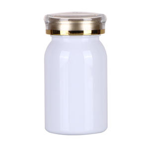 Bottiglia bianca <span class=keywords><strong>con</strong></span> coperchio in oro bottiglia di plastica per detersivo in plastica per spezie e vitamine per imballaggio - Product Image 5