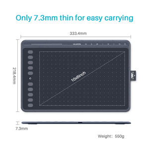 Tablette de Dessin Graphique Huion <span class=keywords><strong>HS611</strong></span> de Grande Taille 10,6 Pouces avec Fonction d'Inclinaison et Touches Multimédia pour Artiste, Designer, Accessoires PC - Product Image 3