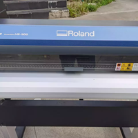 Plotter de Impresión y Corte Roland Eco Solvente VS300 Usado, Puede Imprimir Pancartas, Adhesivos y Pósters para Pequeñas Empresas