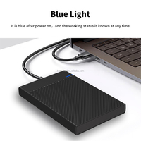 Scatola per disco rigido da 2.5 pollici SATA USB3.0 HDD SSD custodia custodia per Hard Disk esterno custodia per Hard Disk