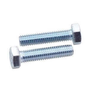 สลักเกลียวหกเหลี่ยมหนักพร้อมน็อตและแหวนรอง เหล็กกล้าคาร์บอนชุบสังกะสี M16-M48 - Product Image 6