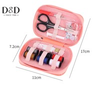 Pochette de couture compacte et multifonctionnelle attrayante pour la maison, sac portable d'urgence pour aiguilles et fils de couture, vente en gros