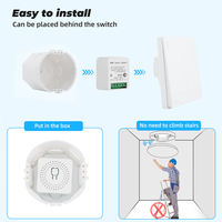 SLS 16A WiFi Module de commutateur de relais intelligent 1Gang Mini taille Alexa/Google Home commande vocale Smart Life Tuya App pour maison intelligente