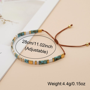 Bracelets en perles <span class=keywords><strong>TILA</strong></span> pour femmes, style bohème, perles de verre colorées, chaîne réglable faite à la main, nouveau bijou cadeau, <span class=keywords><strong>perle</strong></span> - Product Image 4