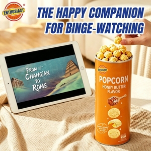 Palomitas de Maíz Listas para <span class=keywords><strong>Comer</strong></span>, Serie para la Oficina, Impulso de Energía, 80g, en Lata de Papel - Product Image 2