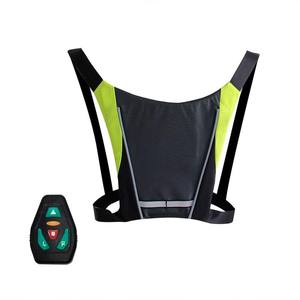 USB Rechargeable LED Reflective <b>Vest</b> for Outdoor Gear Customizable High Visibility Adjustable Elastic Cordless Jacket <b>Vest</b> - Product Image 6