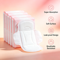Culottes hygiéniques jetables Guangni pour femmes, en coton respirant, avec ailettes, super absorbantes et anti-fuites, pour usage diurne
